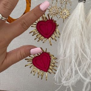 Heart earrings